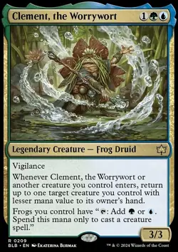Clement, the Worrywort - Bloomburrow | MTG Card - Image 3