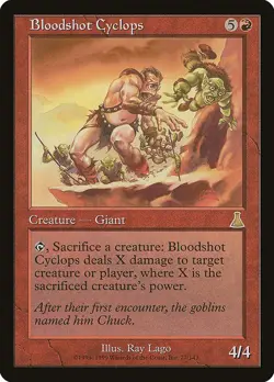Bloodshot Cyclops - Urza's Destiny | MTG Card - Image 1
