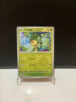 Pansage S&V: Black Bolt 004/86 Reverse Holo Pokemon TCG - Image 1