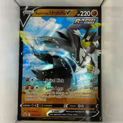 Rapid Strike Urshifu V Pokemon Sword & Shield SWSH107 Black Star Promo NM - Image 1