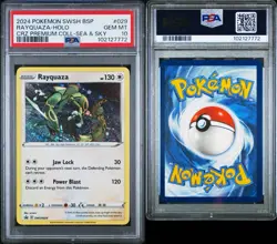 Rayquaza - Holo #SWSH029 - 2024 Pokemon SWSH Black Star Promo - GEM MINT PSA 10 - Image 3