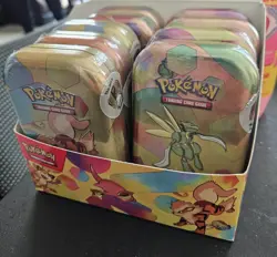 Pokemon TCG Scarlet & Violet 151 Mini Tins-7 Tins Display box- See Description 820650863066 - Image 1