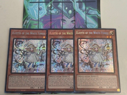 Yugioh 3x Elzette of the White Forest MP25-EN080 2025 Mega-Pack Secret 1st Ed NM - Image 1