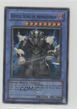 Demise King of Armageddon Unlimited YuGiOh Shadow Infinity #SOI-EN035 2006 - Image 1