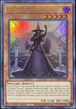 Kozmoll Dark Lady GFTP-EN086 Ghosts from the Past 1st Edition - Yugioh Card - Image 1