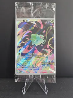 Pokemon Card Bulbasaur 133/132 Mega Evolution Stamped Promo Sealed - Image 1