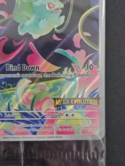 Pokemon Card Bulbasaur 133/132 Mega Evolution Stamped Promo Sealed - Image 4
