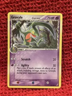 Grovyle 19/100 EX Crystal Guardians Delta Species Pokemon Card 2006 NonHolo MP - Image 1
