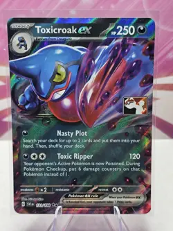 Toxicroak ex 131/198 Stamped Prize Pack Series Cards Holo NM - Image 1
