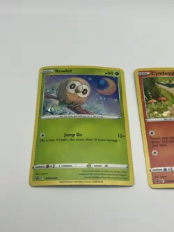 Rowlet Cyndaquil Oshawott SWSH220 SWSH221 SWSH222 Pokemon Promo Holo Card Lot NM - Image 3