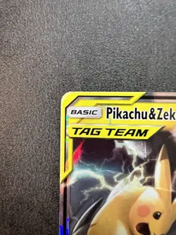 Pokemon Pikachu & Zekrom GX Tag Team TCG Sun Moon Holo Ultra Rare Card 33/181 NM - Image 3