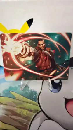 Barret Wallace - Art Series Gold Stamped - 8/53 - Final Fantasy MTG - Art Card - Image 1