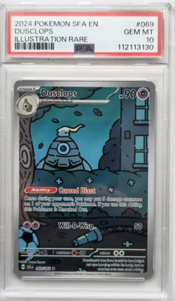 💥PSA 10 Dusclops 069/064 Shrouded Fable Illustration Rare Card Pokemon TCG - Image 1