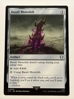 Basalt Monolith - LTC - MTG - Hoovers' Cards - Magic The Gathering - Image 1