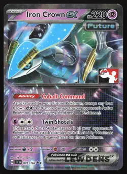 Iron Crown ex - 081/162 - Play! Prize Pack Series 5 - Stamped Promo Pokemon Card - Image 1