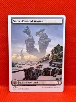 MTG Snow-Covered Wastes(White Border) Mystery Booster 2 Regular - Image 1