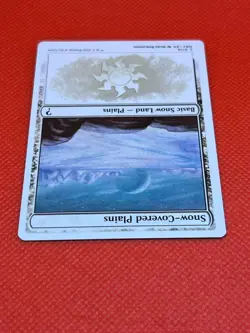 MTG Snow-Covered Plains(White Border) Mystery Booster 2 Regular - Image 3