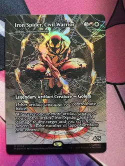 Iron Spider, Civil Warrior - Foil - Borderless - Eternal Legal - MAR - NM - 0039 - Image 1