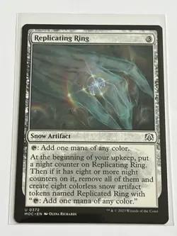 Replicating Ring 372 MTG March of Machine Commander 2023 Mint - 9.0 + Non Foil - Image 2