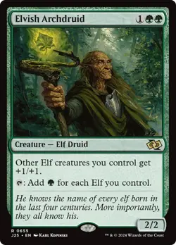 Elvish Archdruid 655 Non-Foil NM MTG J25 Magic - Image 1