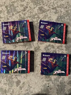 Magic: The Gathering - Marvel’s Spider-Man Collector Booster! LOT OF FOUR! - Image 1