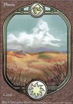 Plains (84) LP, English MTG Unglued - Image 1