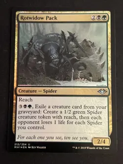 1x Foil Rotwidow Pack (212) Modern Horizons LP MTG Magic the Gathering x1 MKE - Image 1