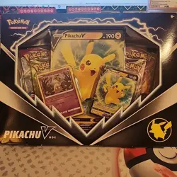 Pokemon TCG Pikachu v Box Boosters Brilliant Stars Fusion Strike 820650851179 - Image 1