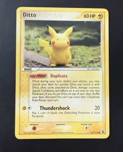 Pokemon TCG Delta Species EX Ditto [Pikachu] - 63/113 - Near Mint - Image 1