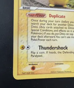 Pokemon TCG Delta Species EX Ditto [Pikachu] - 63/113 - Near Mint - Image 5