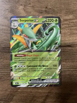 Serperior ex 003/086 Double Rare - Pokemon TCG Black Bolt - NM - Image 1