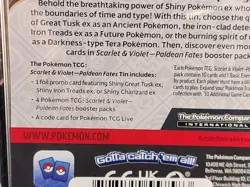 Pokemon TCG Scarlet & Violet Paldean Fates Shiny Charizard ex Tin New Sealed - Image 3