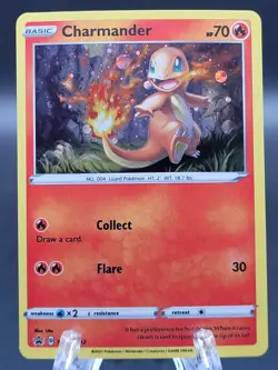 Pokemon TCG Charmander SWSH Black Star Promos SWSH092 Holo Promo - Image 1