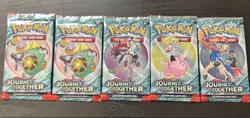 Pokemon Journey Together Sealed Booster Packs x5 - Image 1