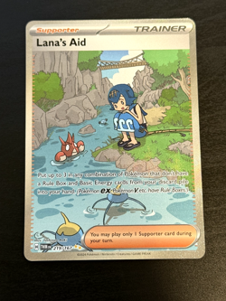 2024 Pokemon SV Twilight Masquerade TWM EN Lana's Aid #219/167 SIR Secret Ill - Image 1