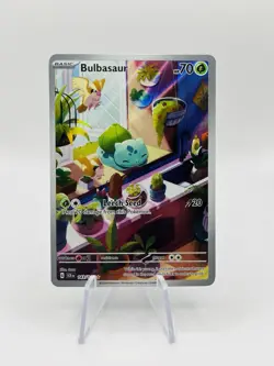 Bulbasaur 143/142 Full Art Illustration Rare Pokemon Tcg Stellar Crown - Image 1
