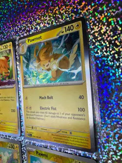 Pokemon TCG: Promo 006 Pawmot; Holo 076/193 Pawmot; Reverse Holo 074/193 Pawmi - Image 3