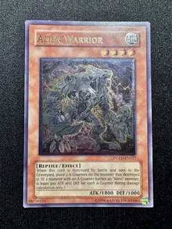 Yu-Gi-Oh! "Alien Warrior" POTD-EN027 | Ultimate Rare | Unlimited | LP - Image 1
