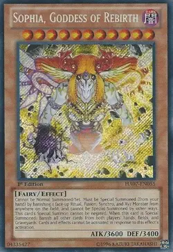 Yugioh! MP Sophia, Goddess of Rebirth - HA07-EN055 - Secret Rare - 1st Edition M - Image 1