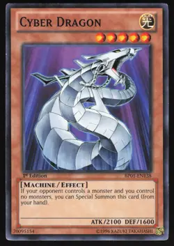 Cyber Dragon - BP01-EN138 - STARFOIL Rare - 1st Edition Yugioh - Image 2