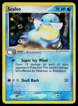 Pokemon Card - Sealeo Hidden Legends 47/101 Reverse Holo - Image 1