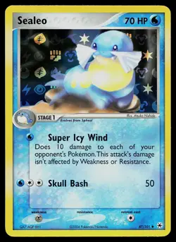 Pokemon Card - Sealeo Hidden Legends 47/101 Reverse Holo - Image 1