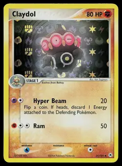 Pokemon Card - Claydol Hidden Legends 31/101 Reverse Holo - Image 1