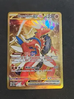 Koraidon EX Hyper Rare Holo Card 254/198 Sv01 Scarlet & Violet Base Set NM - Image 1