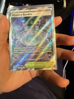 Pokemon TCG Mystery Garden Trainer Card Holo Rare NM 172/132 Mega Evolution - Image 1