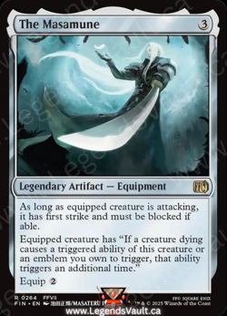 MTG FF - Final Fantasy - The Masamune - (0264) Rare - Image 1