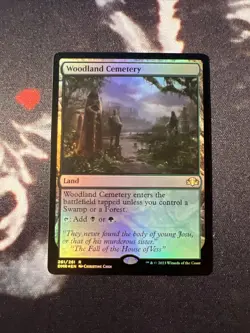 Woodland Cemetery Dominaria Remastered Foil NM MTG - Image 1