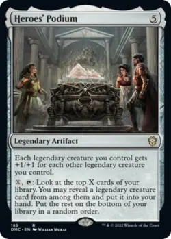 Heroes' Podium - Light Play MTG Commander: Dominaria United - Image 1