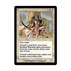 WOTC MtG Odyssey Resilient Wanderer (U) (Foil) NM - Image 1