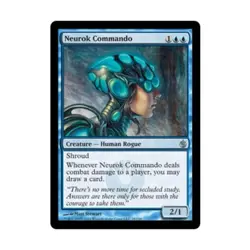 WOTC MtG Mirrodin Besieged Neurok Commando (U) (x4) NM - Image 1
